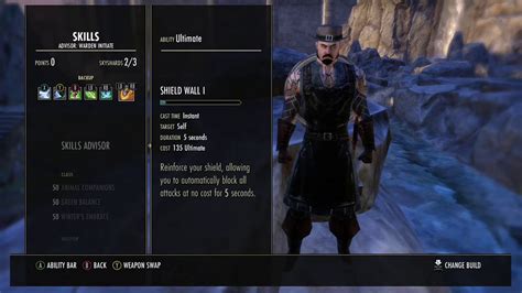 Eso Pvp Stamina Warden Pvp Build For Solosmall Scale Harrowstorm