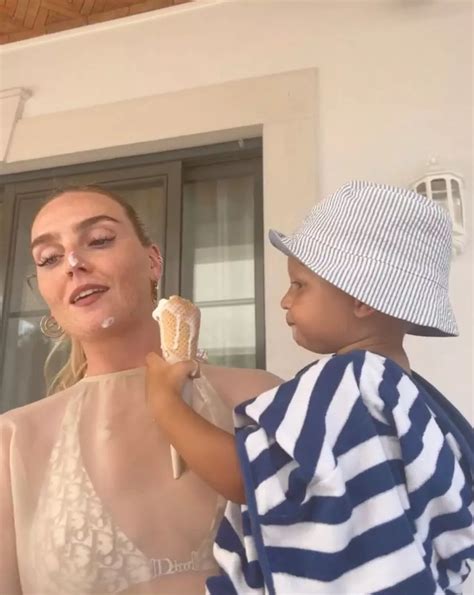 Perrie Edwards Branded Gorgeous By Fans As She Poses In Bikini With Fianc And Son Ok Magazine