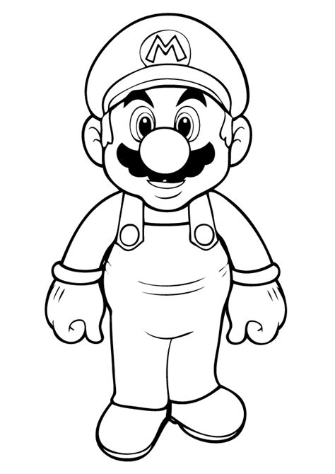Imagini De Colorat Cu Mario