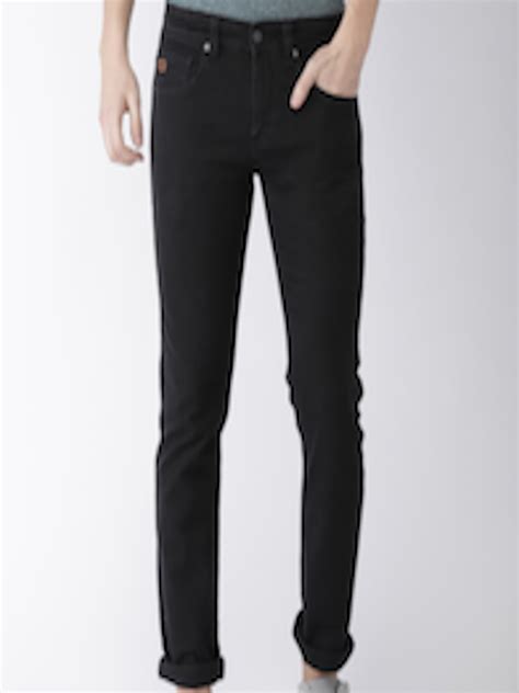 Buy Celio Men Black Slim Fit Mid Rise Clean Look Stretchable Jeans