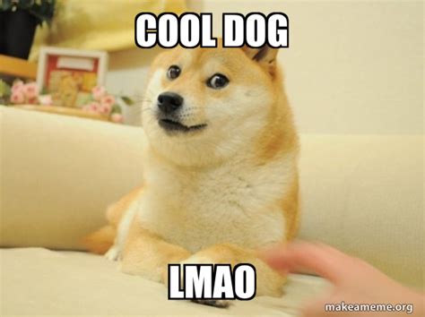Cool Dog Lmao Doge Make A Meme