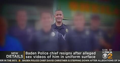 Baden Police Chief Resigns After Alleged Sex Videos Of Him In Uniform Surface Cbs Pittsburgh
