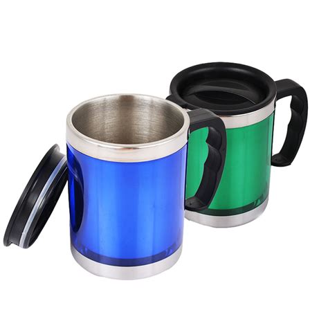 Buy Designer Stainless Steel Mug With Lid Online At Best Price In India