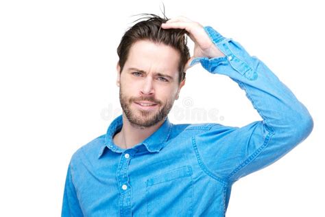Confused Male Stock Photo Image Of Human Smart Model 6075406