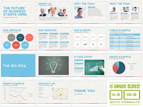 Universal Pitch Deck One Powerpoint Template On Behance