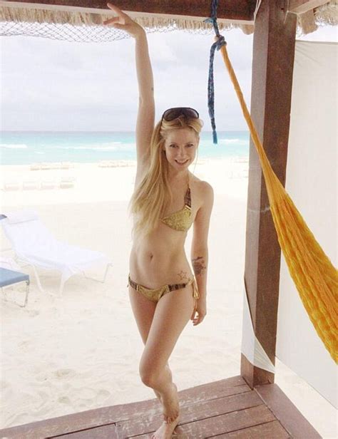 Wish You Were Here Avril Lavigne Poses In A Bikini In South America As She Reveals She S Been