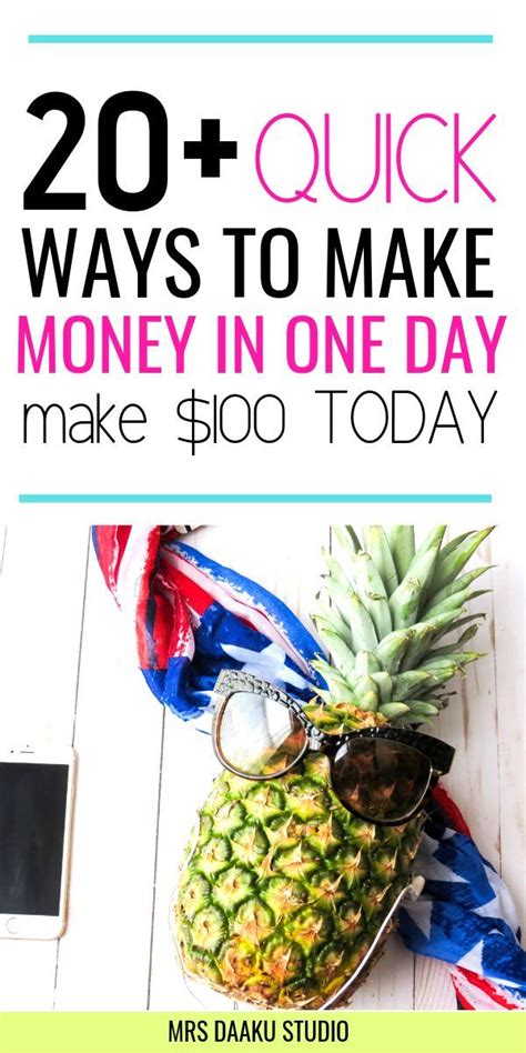 How to make money in a day. Pin on ★Entrepreneurship Tips & Resources★