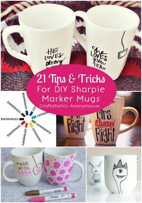 Craftaholics Anonymous 21 Tips For Diy Sharpie Marker Mugs