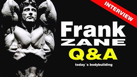 Frank Zane Interview Qanda Today´s Bodybuilding Youtube
