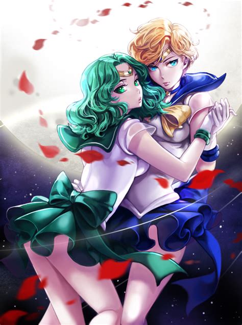 Sailor Uranus And Sailor Neptune By Hotpppink On Deviantart