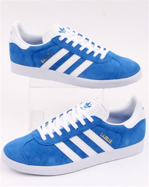 Adidas Gazelle Trainers Bluewhite Adidas At 80s Casual Classics