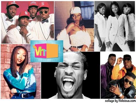 1990s R Collage With Vh1 Logo In It To Promote Their Top 40 R Hits Of