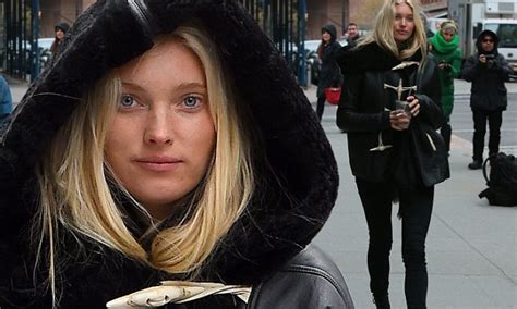 Elsa Hosk Shows Off Her Long Pins In Skin Tight Trousers