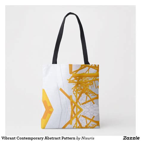 Vibrant Contemporary Abstract Pattern Tote Bag Tote Bag