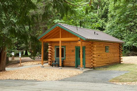 Log Cabin Resort Prices And Campground Reviews Olympic National Park Wa