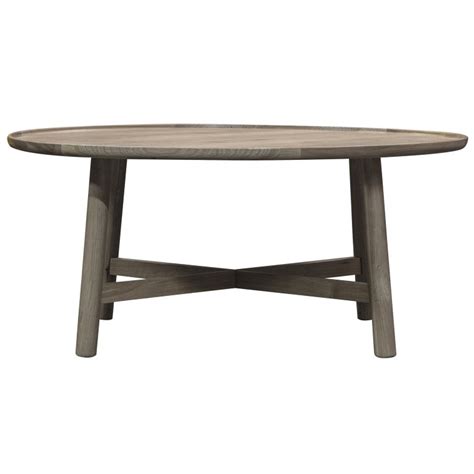 Kingham Round Coffee Table Grey Wooden Coffee Table Coffee Tables