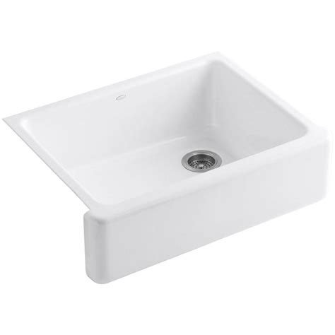 Kohler Whitehaven Farmhouse Apron Front Cast Iron 30 In Single Basin