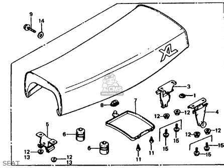 Damaged wire or loose wire connection at battery terminal, ignition coil or ecm connector. Honda Xl185s 1981 (b) Usa parts list partsmanual partsfiche