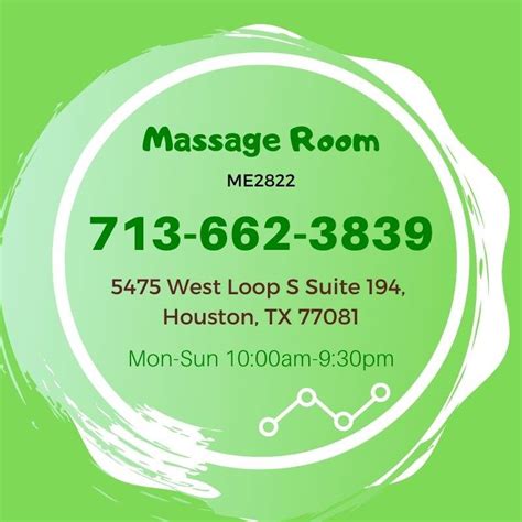 Massage Room Houston Tx