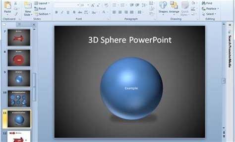 3d Sphere In Powerpoint 2010