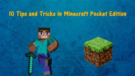 10 Tips And Tricks In Minecraft Pe 2015 Youtube