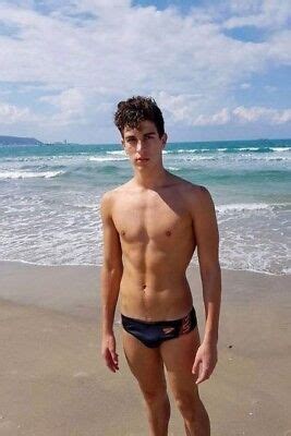 Shirtless Male Muscular Beefcake Swimmer Build Speedo Beach Hunk Photo Sexiz Pix