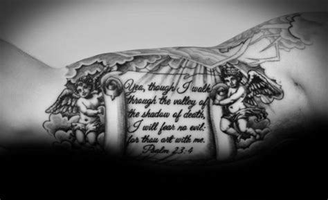 40 Psalm 23 Tattoo Designs For Men 2023 Inspiration Guide