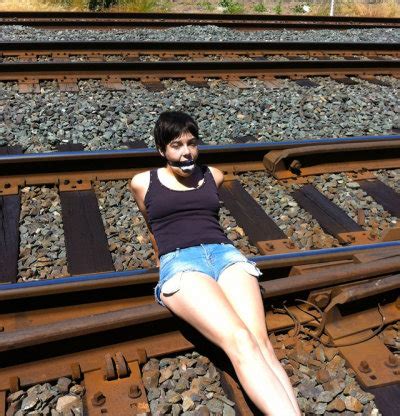 Nude Woman Tied To Railroad Tracks Photo Porn Videos Pornhub Com My