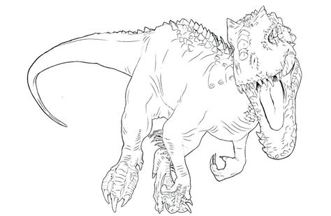 About jurassic world mosasaurus coloring page. Indominus Rex Coloring Page at GetColorings.com | Free ...