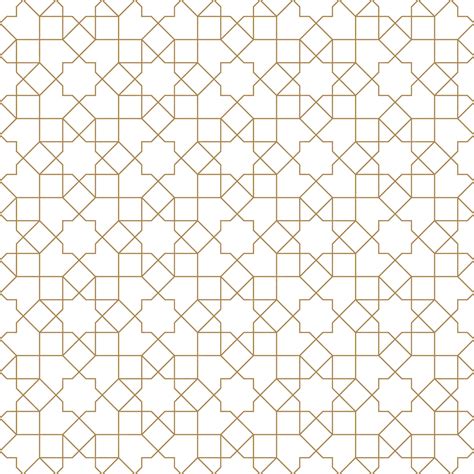 Premium Vector Seamless Geometric Arabic Pattern