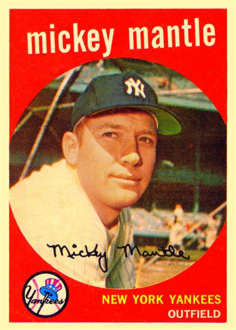 Mickey Mantle Gallery Baseball Card Values Baseball Cards Old