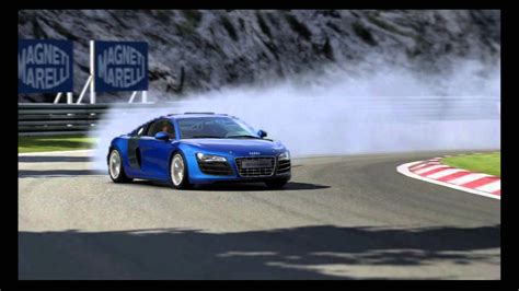 Gran Turismo 5 Drift Audi R8 52 Fsi Quattro 09 Grand Valley