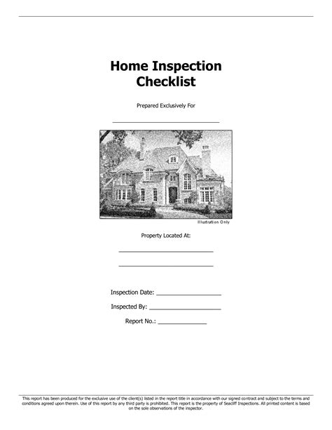 General Home Inspection Checklist How To Create A General Home