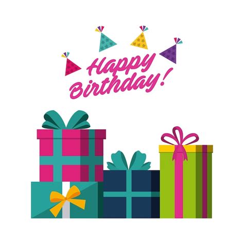 Premium Vector Happy Birthday Card
