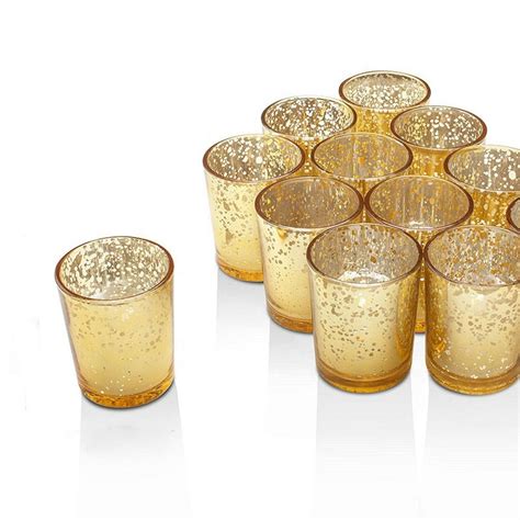 gold speckled glass votive tealight candle holder high quality glass candle holder glass candle
