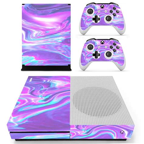 Stripe Vinly Skin Sticker Decals For Xbox One S Console With Two