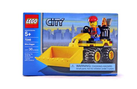 Mini Digger Lego Set 7246 1 Nisb Building Sets City Construction