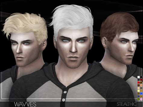 Jake Male Hair For The Sims 4 Spring4sims Sims 4 Hair Male Sims