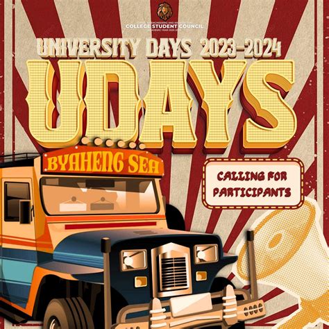 📢SEA: CALL FOR PARTICIPANTS💫 Hey, Lions! 🦁Unleash your talents at UDays