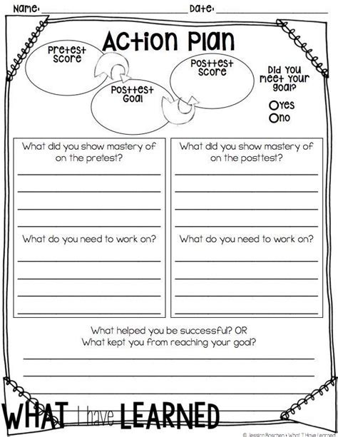 Goal Setting And Data Portfolio For Elementary Students Data Portfolio