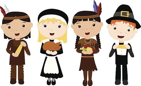Pilgrim Thanksgiving Clip Art Vector Images And Illustrations Istock