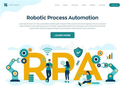 Rpa Robotic Process Automation Innovation Technology Concept
