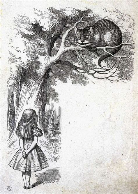 The Cheshire‐cat Sitting On A Bough Of A Treea Few Yards Off Alice