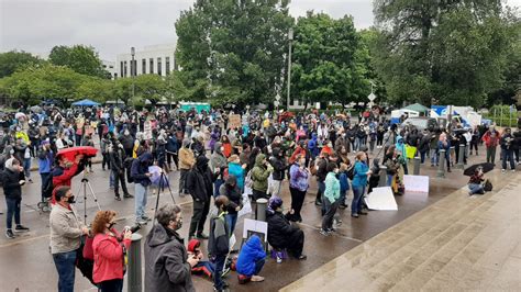 Hundreds Gather In Salem For Demonstration Centered On