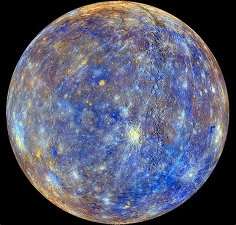 Nasa Merilis Gambar Planet Merkurius Dengan Warna Warni Yang Indah