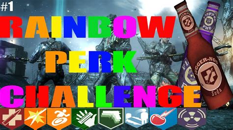 Rainbow Perk Challengeoriginspart1 Black Ops 2 Zombies Youtube