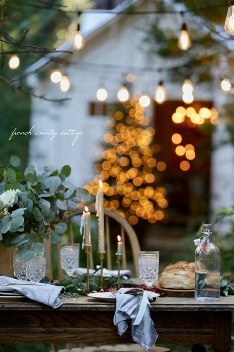 French Country Fridays Holiday Table Setting Idea French Country Cottage