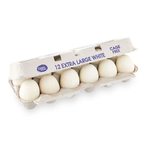 Great Value Cage Free Extra Large Aa White Eggs 12 Count