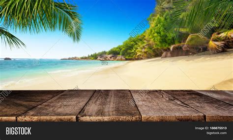 Tropical Beach Empty Image And Photo Free Trial Bigstock