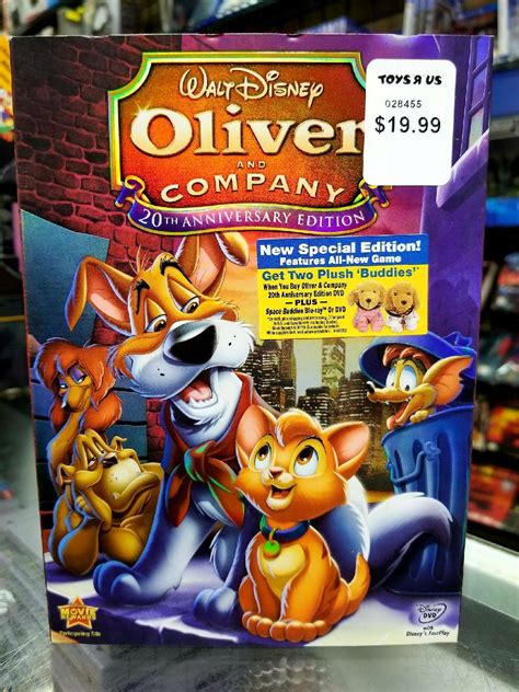 Walt Disney Oliver And Company Dvd Movie Galore